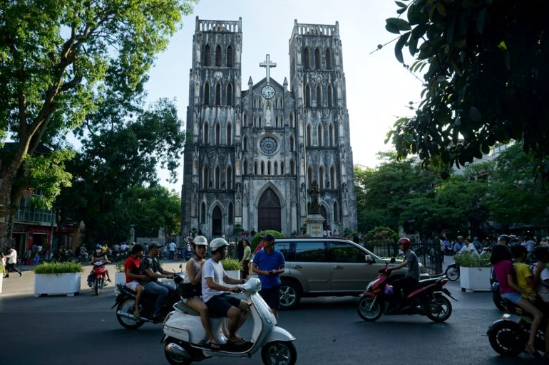 St Joseph's Cathedral in Vietnam's capital Hanoi also faced challenges over ownership of the land next to the church which resulted in protests in 2008. (Photo: World Watch Monitor)