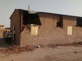 Sudanese government started demolishing  this Sudan Church of Christ (SCOC) building in the Suba region, 20 km south of the capital, Khartoum, early May 2017. (Photo: World Watch Monitor)