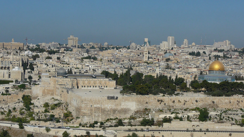 Old Jerusalem from the Mount of Olives (Flickr, 2009)