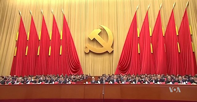 The opening ceremony of the 19th National Congress of the Communist Party of China, held in October 2017. (Photo by Prachatai via Flickr; CC 2.0)
