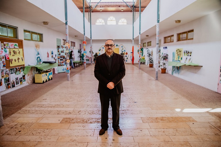 George Saadeh is headmaster of a school where children are taught to "have respect for those who think differently than you". (Photo: Open Doors International)