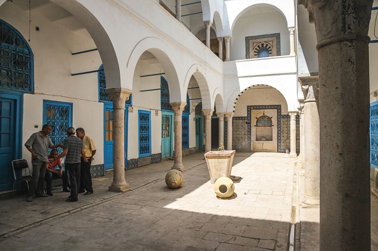 An old palace in the heart of the medina of the capital Tunis now houses government offices. (Photo: World Watch Monitor)