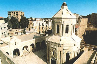 The fifteen-century Church of St. Forty Martyrs in Aleppo was blown up in April 2015. (Photo: Armenia's Ministry of Diaspora)