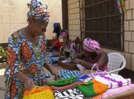 Women affected by violence in the Central African Republic, have formed self-help groups in the capital Bangui and run a small shop where they sell their products. (Photo: Open Doors International)