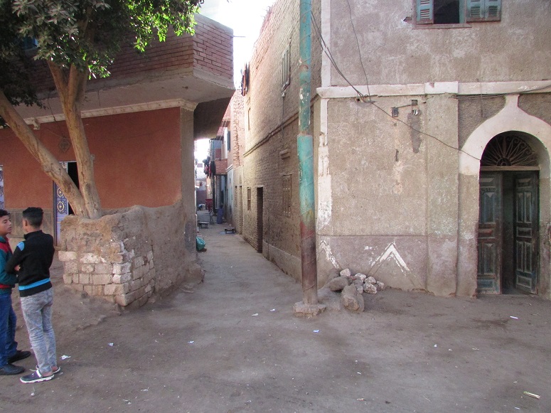 On the left, is Ibrahim Ayad's house where he was hosting a Sunday school. (World Watch Monitor)