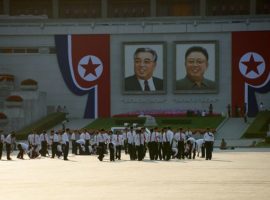 North Korea is preparing to celebrate its 70th anniversary while the majority of its population faces multiple challenges every day, including food shortages and human rights violations. (Photo: ED JONES/AFP/Getty Images)