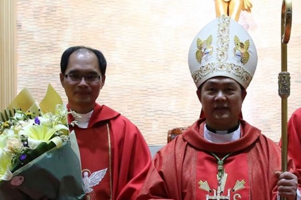 Fr. Lu Danhua (left) was taken away by the Chinese authorities in December 2017. (Picture: UCA news agency