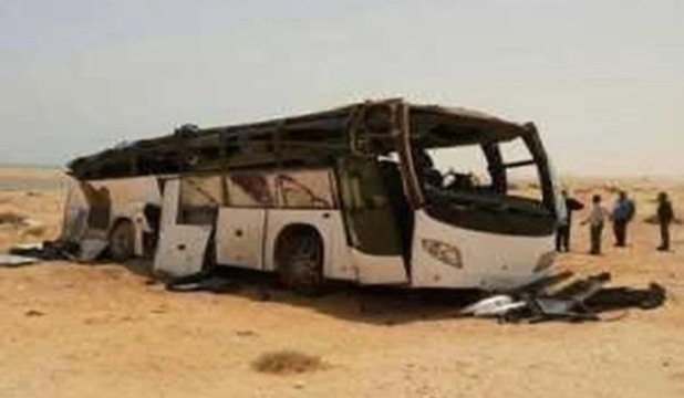 Image result for gunmen attack christian pilgrim buses in egypt