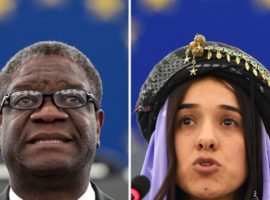 Nobel Peace Prize for two campaigners against rape as weapon of war