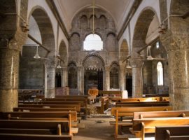 A church in Bartella, a town near the Iraqi city of Mosul, after Islamic State militants left the area in October 2016. (Photo: World Watch Monitor)
