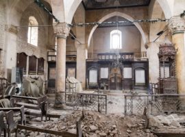 The war in Syria not just heavily damaged churches like the Greek Orthodox church in the old quarter of Aleppo, it also shattered well-establlished Christian communities.  (Photo: World Watch Monitor)
