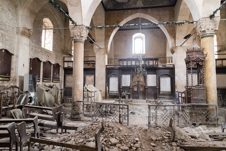 The war in Syria not just destroyed churches like the Greek Orthodox church in the old quarter of Aleppo, it also shattered Christian communities. (Photo: World Watch Monitor) 
