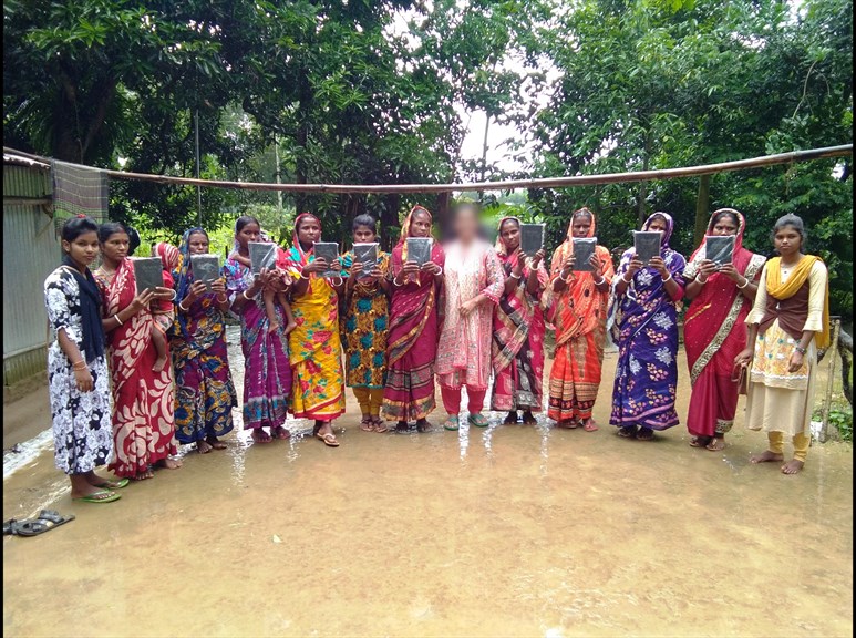 Bangladeshi women gather to study 