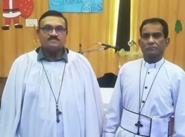 Rev. William Siraj and Rev Patrick Naeem. (Source: Facebook page Church of Pakistan)